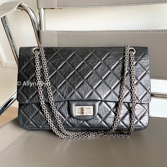 CHANEL Handbags - 💯Chanel 2.55 Reissue Classic Flap - Black  Size 227